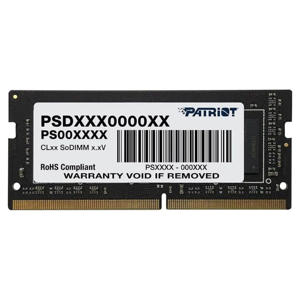 1 Operativ Yaddaş (RAM) Patriot 16GB 3200MHz DDR4 SODIMM (PSD416G320081S)