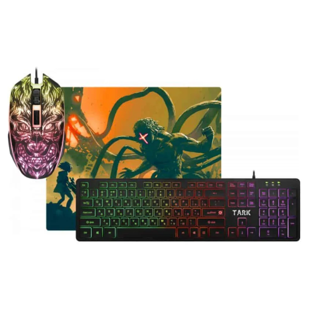 Gaming Dəst Defender Tark C-779 (52779) Gaming klaviatura Defender Gelios GK-174DL (45174)