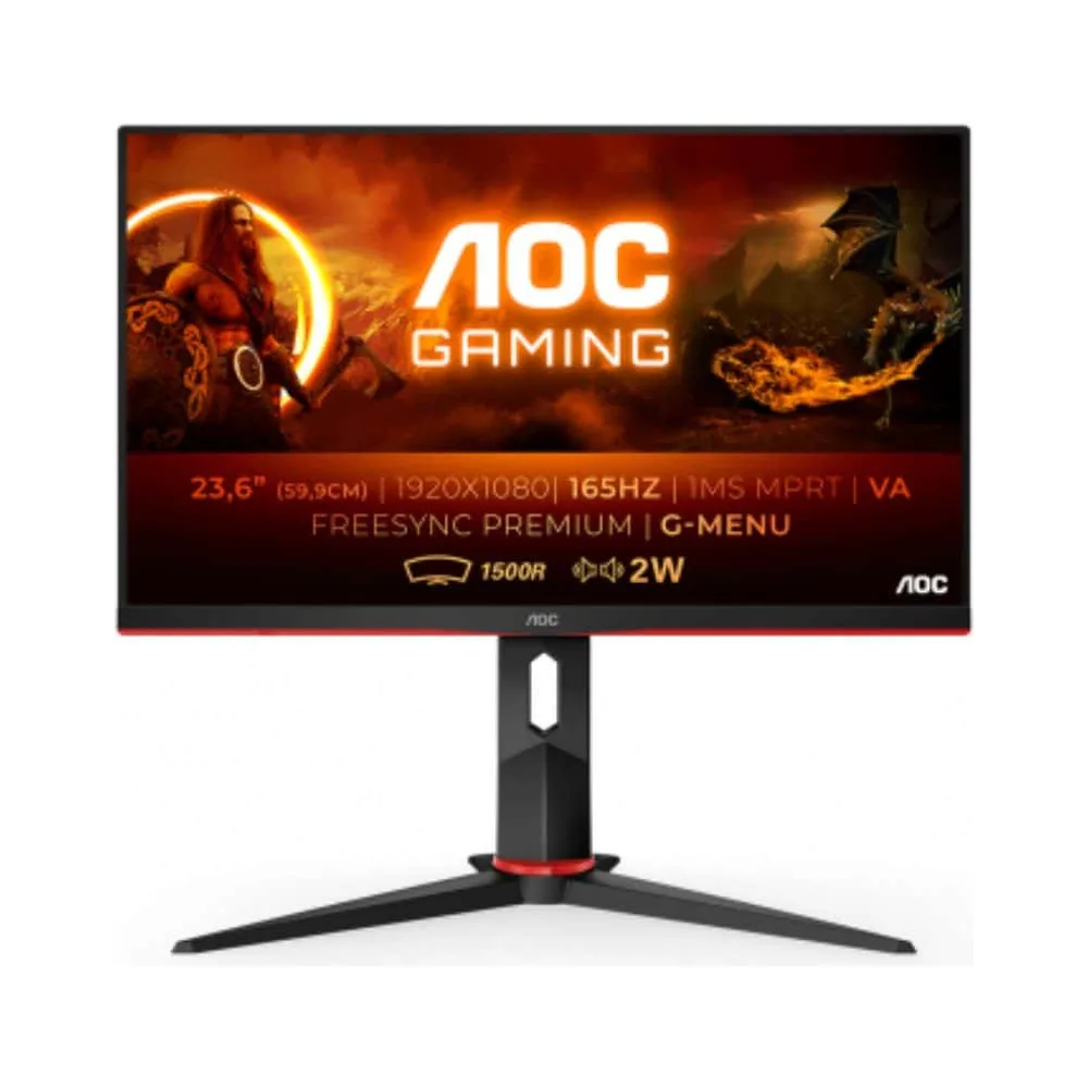 Gaming Monitor AOC C24G2AEBK (BW012) (1) Gaming Monitor AOC 23.6 (C24G2AE/BK)