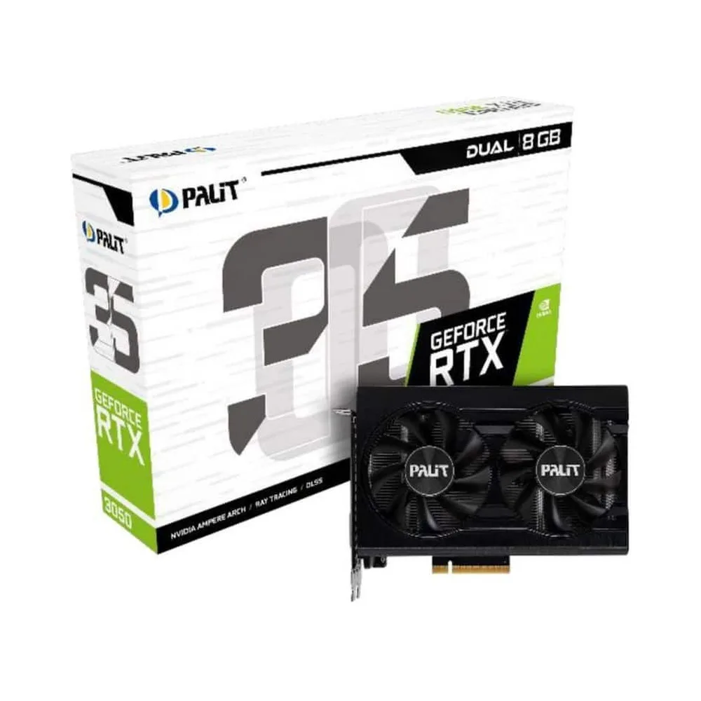 Videokart Palit RTX 3050 OC 8GB GDDR6 (NE63050T19P1-190AD)