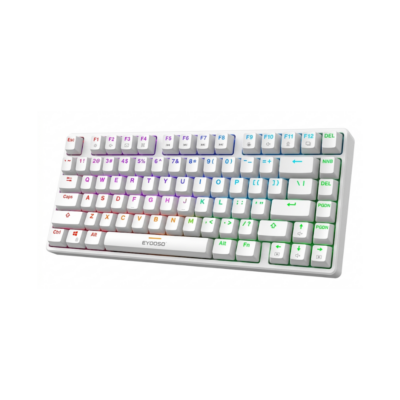 E-YOOSO Z686 White Oyun Klaviaturası RGB, Wireless (KB000065)