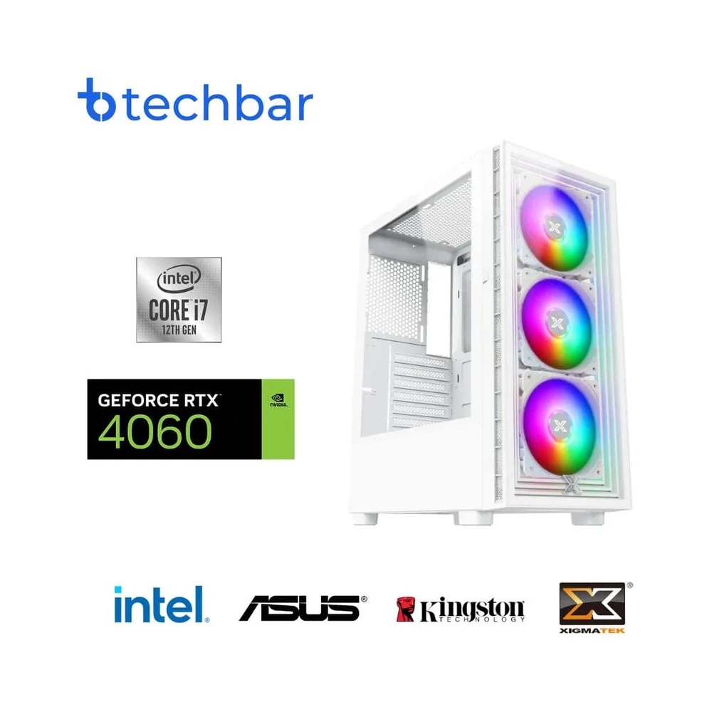 1 Killer X Oyun Komputeri - Asus RTX 4060 White