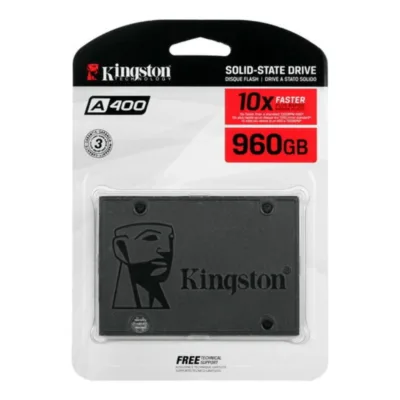 Kingston A400 SSD Internal Solid State Drive 2.5" SATA Rev 3.0, 960GB - SA400S37/960G (SA400S37/960G)
