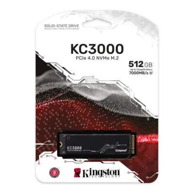Kingston 512G KC3000 PCIe 4.0 NVMe M.2 SSD (SKC3000S/512G)