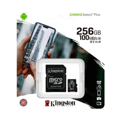 Kingston Canvas Select Plus 256GB microSD Card (SDCS2/256GB)