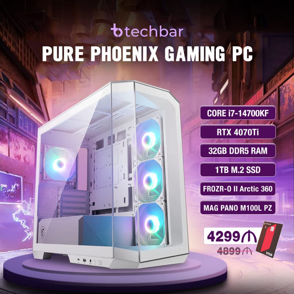 PurePhoenix Oyun Kompüteri - Palit GeForce RTX 4070 Ti