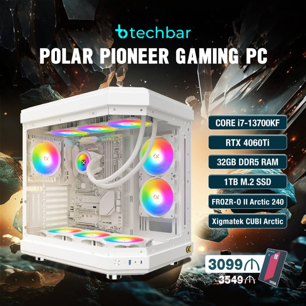 PolarPioneer Oyun Kompüteri - ASUS RTX 4060 Ti Dual