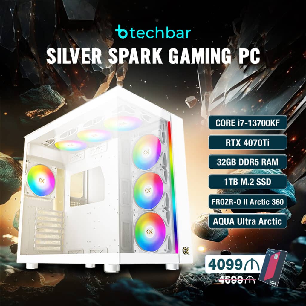 SilverSpark Oyun Kompüteri - Palit GeForce RTX 4070 Ti