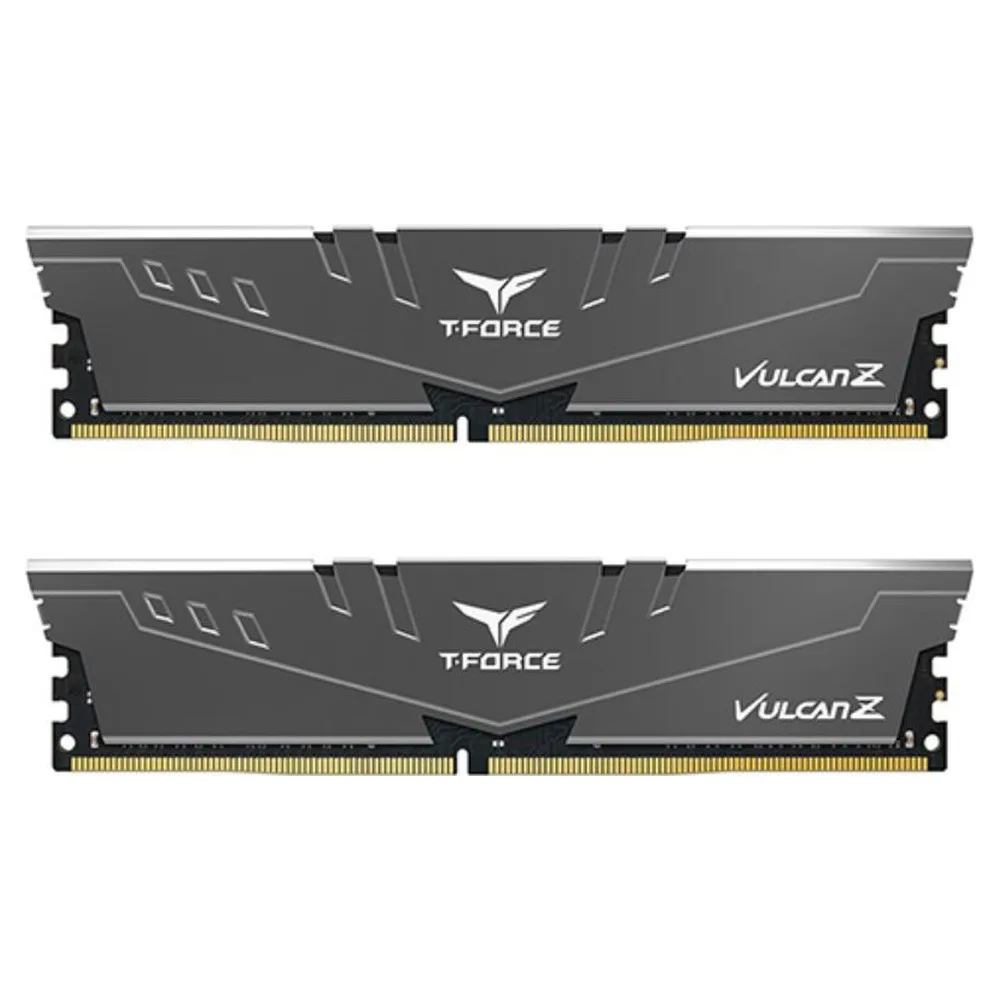 Untitled design (3) T-Force Vulcan Z 32GB (16GB x 2) DDR4-3600 CL18 - Gray (TLZGD416G3600HC18JBK)