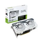 VGA ASUS RTX 4060 OC 8GB GDDR6 (DUAL-RTX4060-O8G-WHITE) (90YV0JC2-M0NA00)