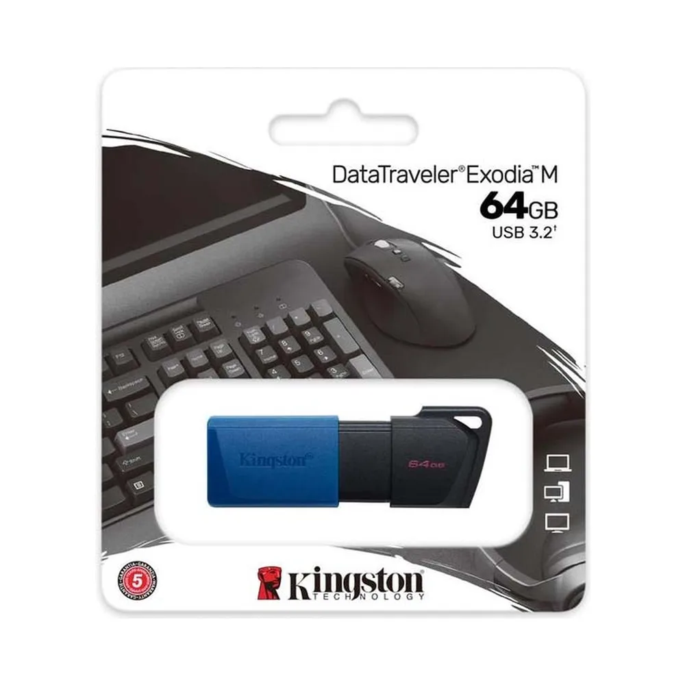264445114.jpg Kingston DataTraveler Exodia M 64GB - USB 3.2 Flash Drive (DTXM/64GB)