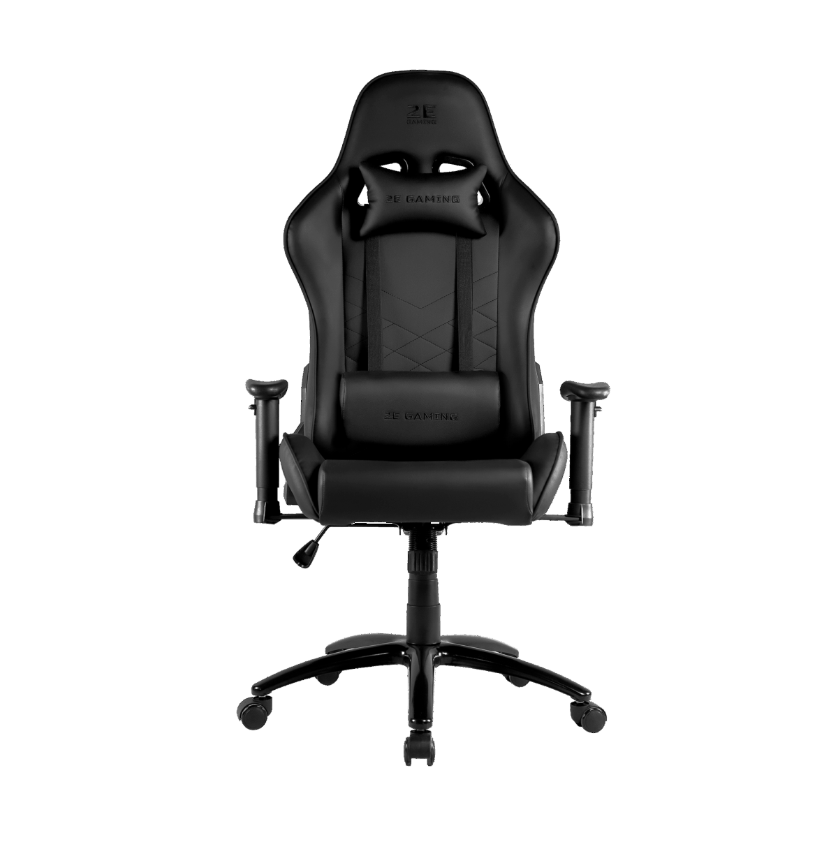 2E GAMING Chair BUSHIDO II, PU Leather, 3D-Armrests, black (2E-GC-BUS-BK)