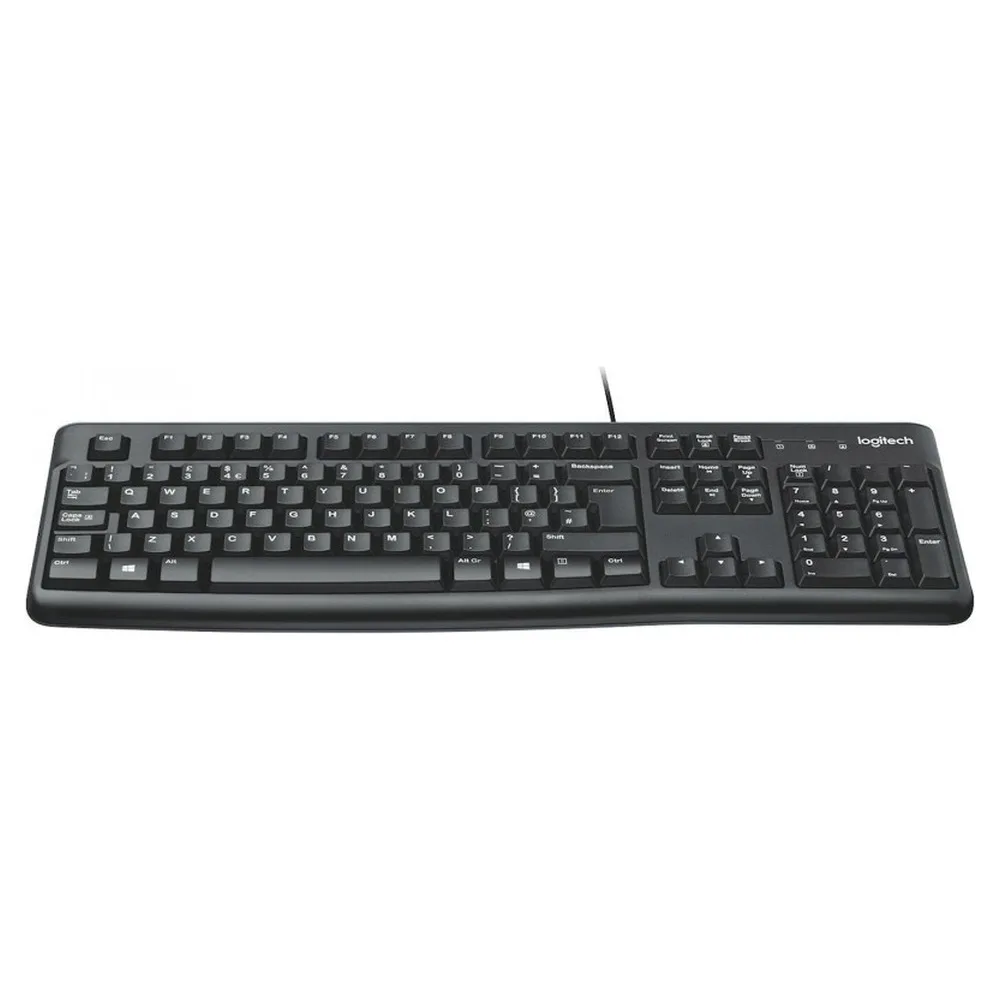 3-800x800 Logitech Corded Keyboard K120 - Russian layout - BLACK (920-002506)