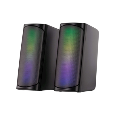 2E Multimedia speaker PCS231 RGB Matrix, 2.0, USB, Black (2E-PCS231BK)