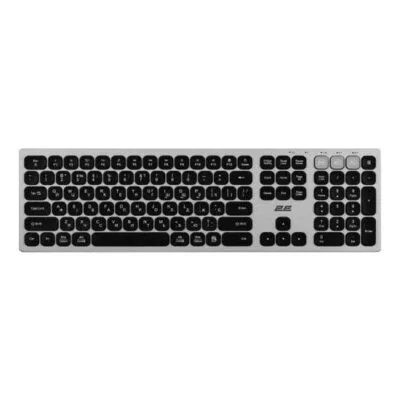 2E Keyboard membrane KS270 105key, WL/BT, EN/UK/RU, grey-black (2E-KS270WBGR)