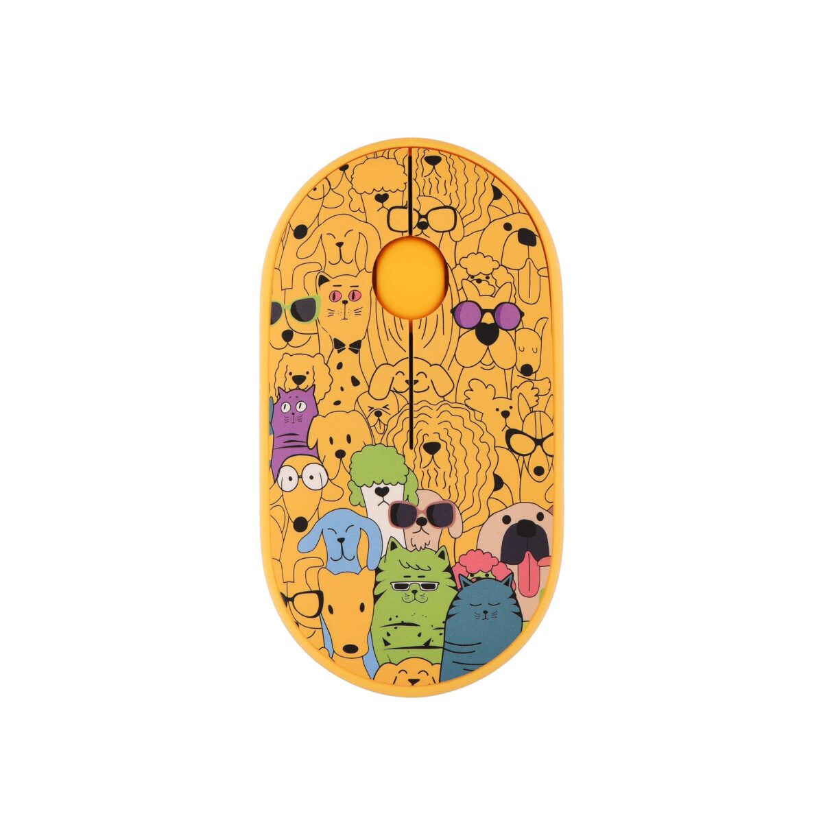 2E Mouse MF300 PETS:CATS&DOGS Silent WL BT, Yellow