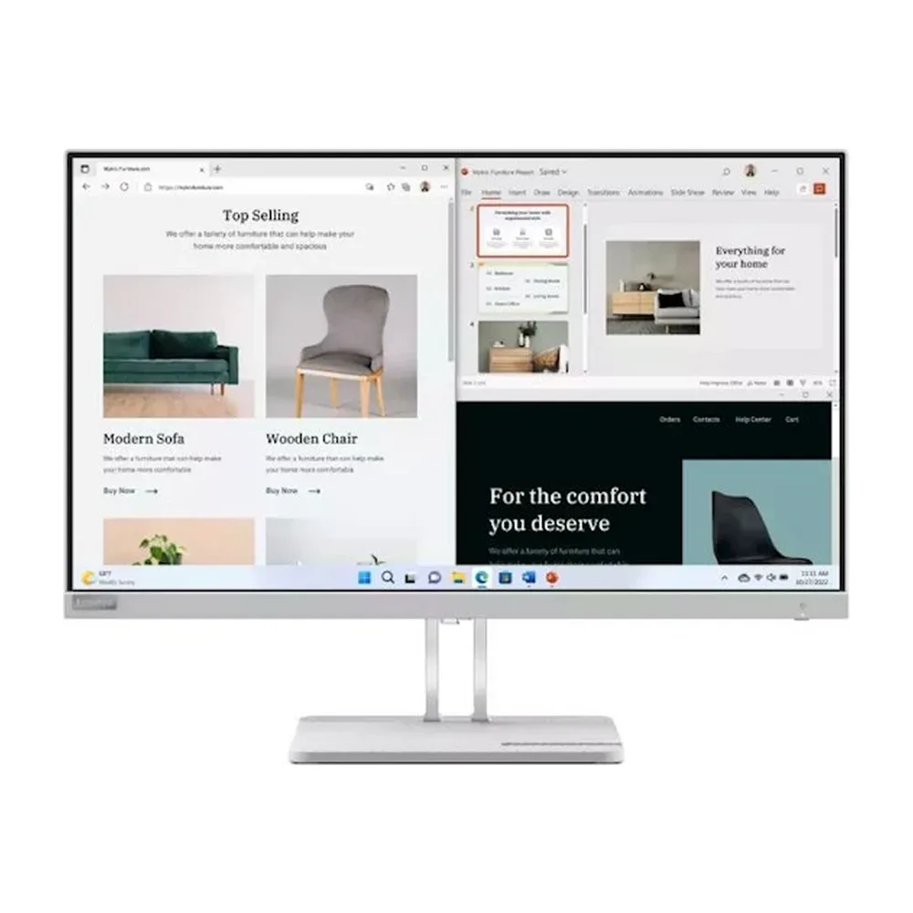 Lenovo L27e-40 FHD Monitor  (67ACKAC4EU)