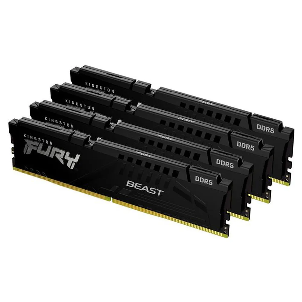 Img_33655648.jpg Kingston 128GB 5600MT/s DDR5 CL40 DIMM (Kit of 4) FURY Beast Black XMP (KF556C40BBK4-128)