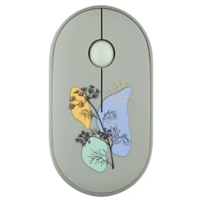 2E Mouse MF300 FLORA:DILL Silent WL BT, Green (2E-MF300WFLORAGN)