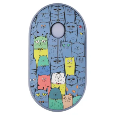 2E Mouse MF300 PETS:CATS Silent WL BT, Blue (2E-MF300WPETSBL)