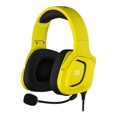2E GAMING Headset HG340, 7.1, USB-A, RGB, 2m, yellow (2E-HG340YW-7.1)
