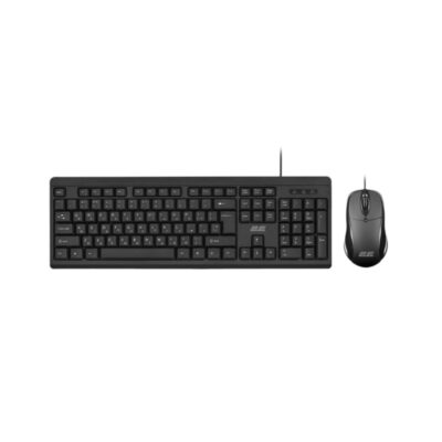 2E Combo keyboard and mouse MK401 USB-A, EN/UK, black (2E-MK401UB_UA)