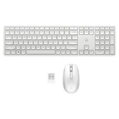 HP 655 WLS KB/MSE Combo WHT RUSS (860P8AA)