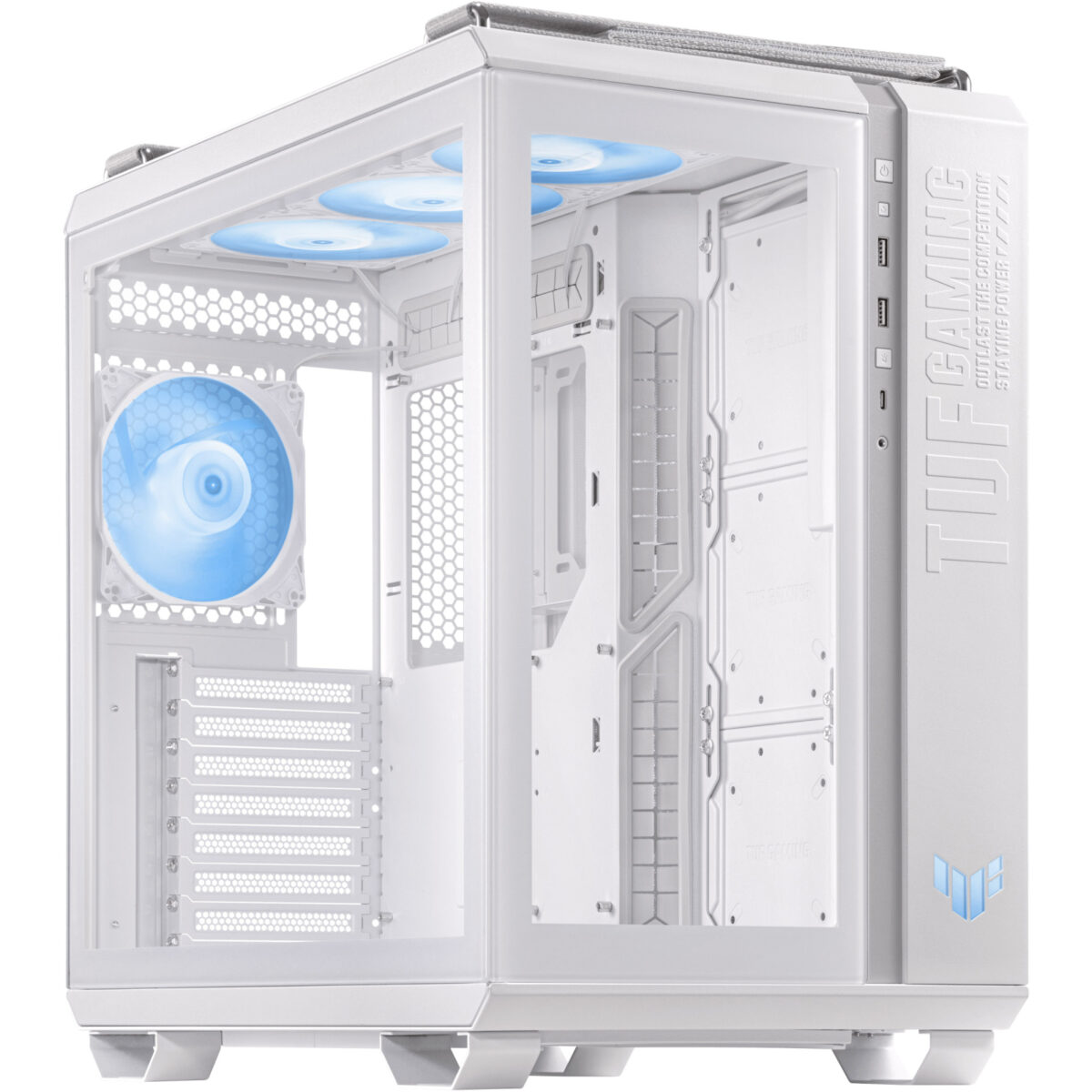 Case ASUS TUF Gaming GT502 Plus TG ARGB ATX w/o PSU White