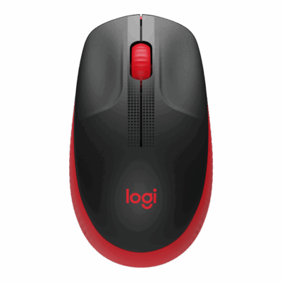 Logitech M190 Full-size wireless mouse – RED(910-005908)