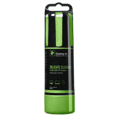2E Cleaning kit for office equipment (liquid 150ml, whipe 20cm), green (2E-SK150GR)