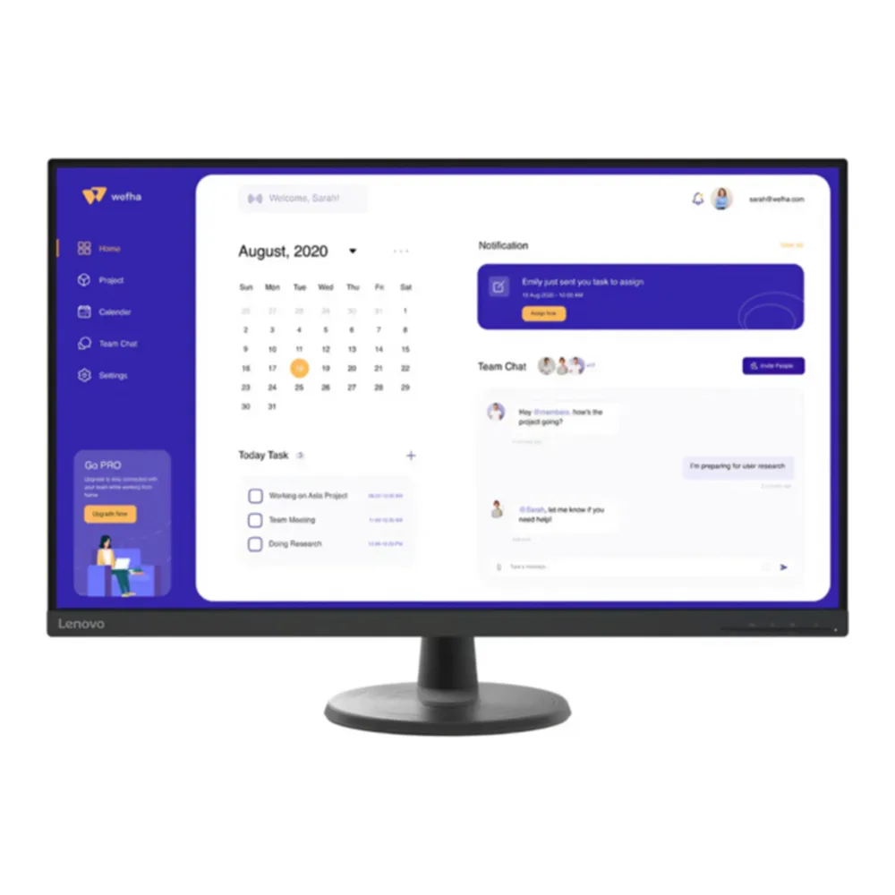 Monitor Lenovo D32u-40/31.5′ 4K (66FDGAC2EU)