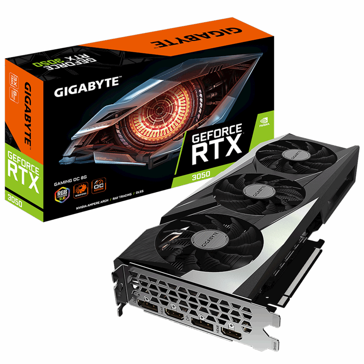 Gigabyte GeForce RTX 3050 GAMING OC 8G (GV-N3050WF2OC-8GD)