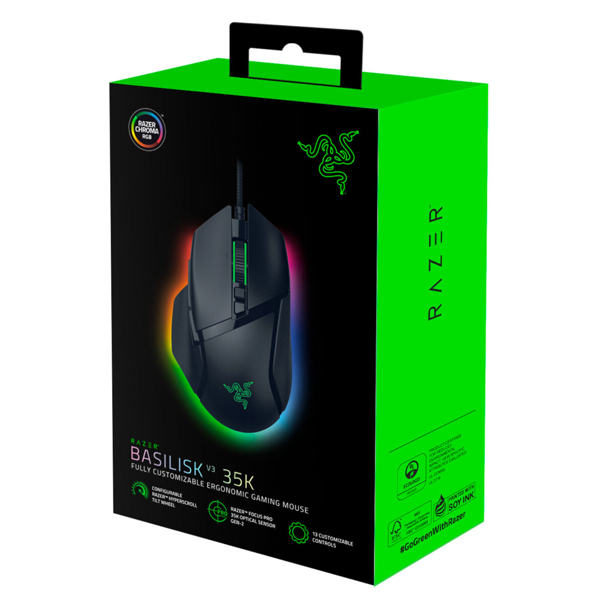 Razer Basilisk V3 35K RGB USB-A (RZ01‑05230100‑R3M1)