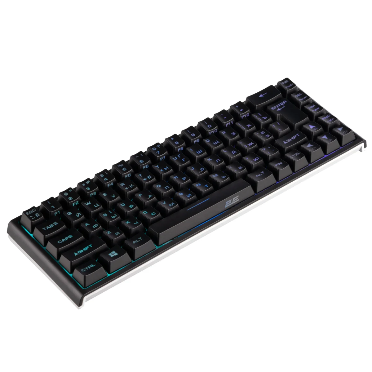 2E Gaming Keyboard KG350 RGB 68 Key Black ( 2E-KG350UBK )