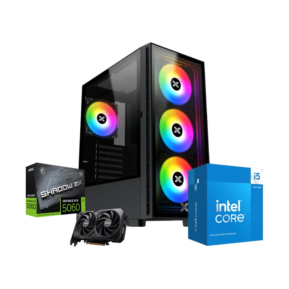 NyxStorm X – İntel Core İ5-14400F RTX 5060 8G Shadow 2X OC
