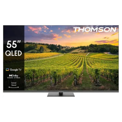 Thomson TV 55″ QLED 4K 60Hz Smart Google TV Black (55QG5C14)