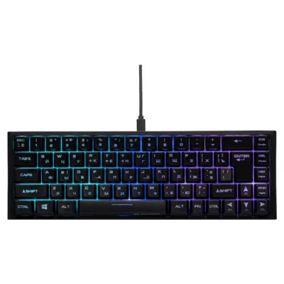 2E Gaming Keyboard KG350 RGB 68 Key Black ( 2E-KG350UBK)
