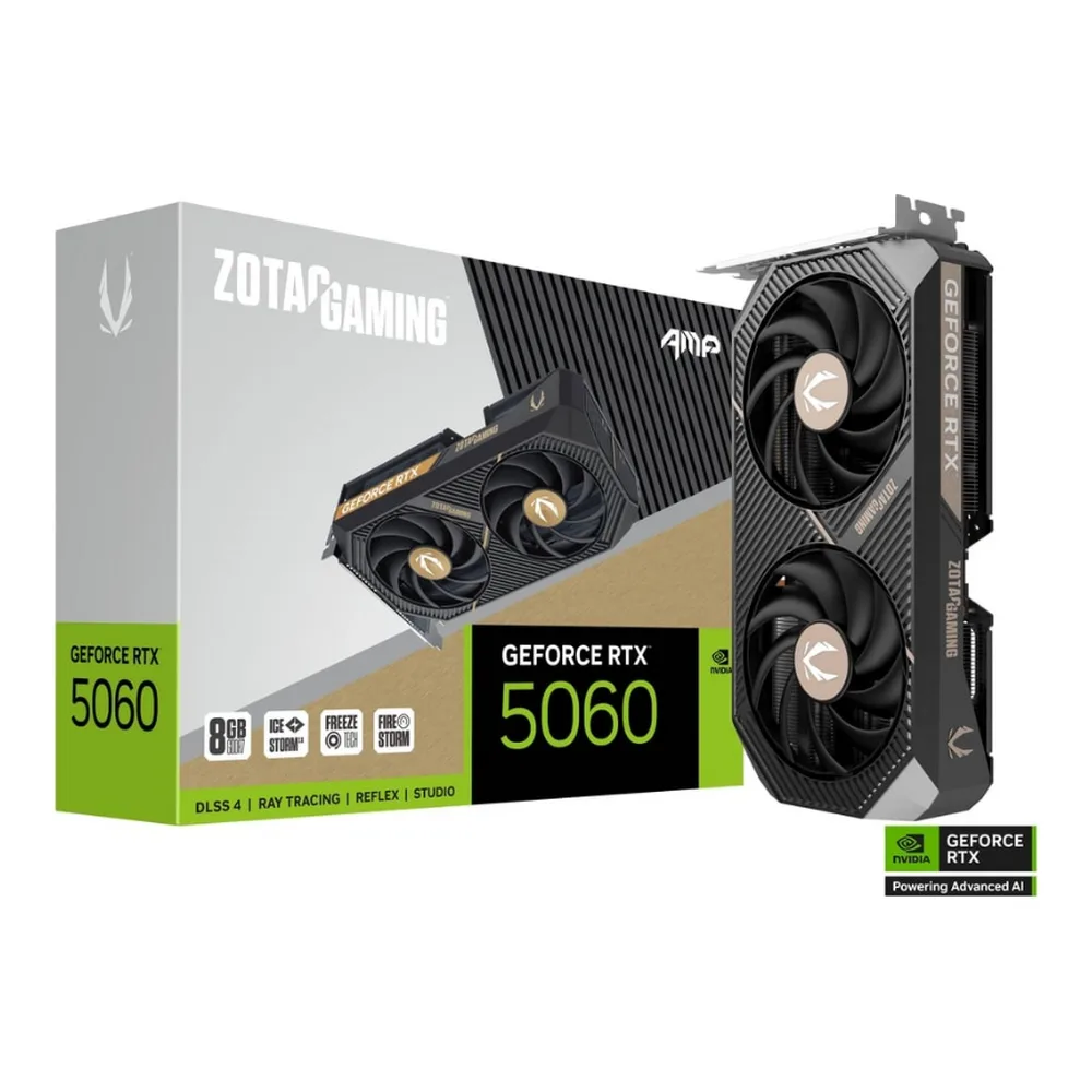 Adsız tasarım (69) ZOTAC Gaming GeForce RTX 5060 AMP DLSS 4 8GB GDDR7 (288-1N780-400Z6)