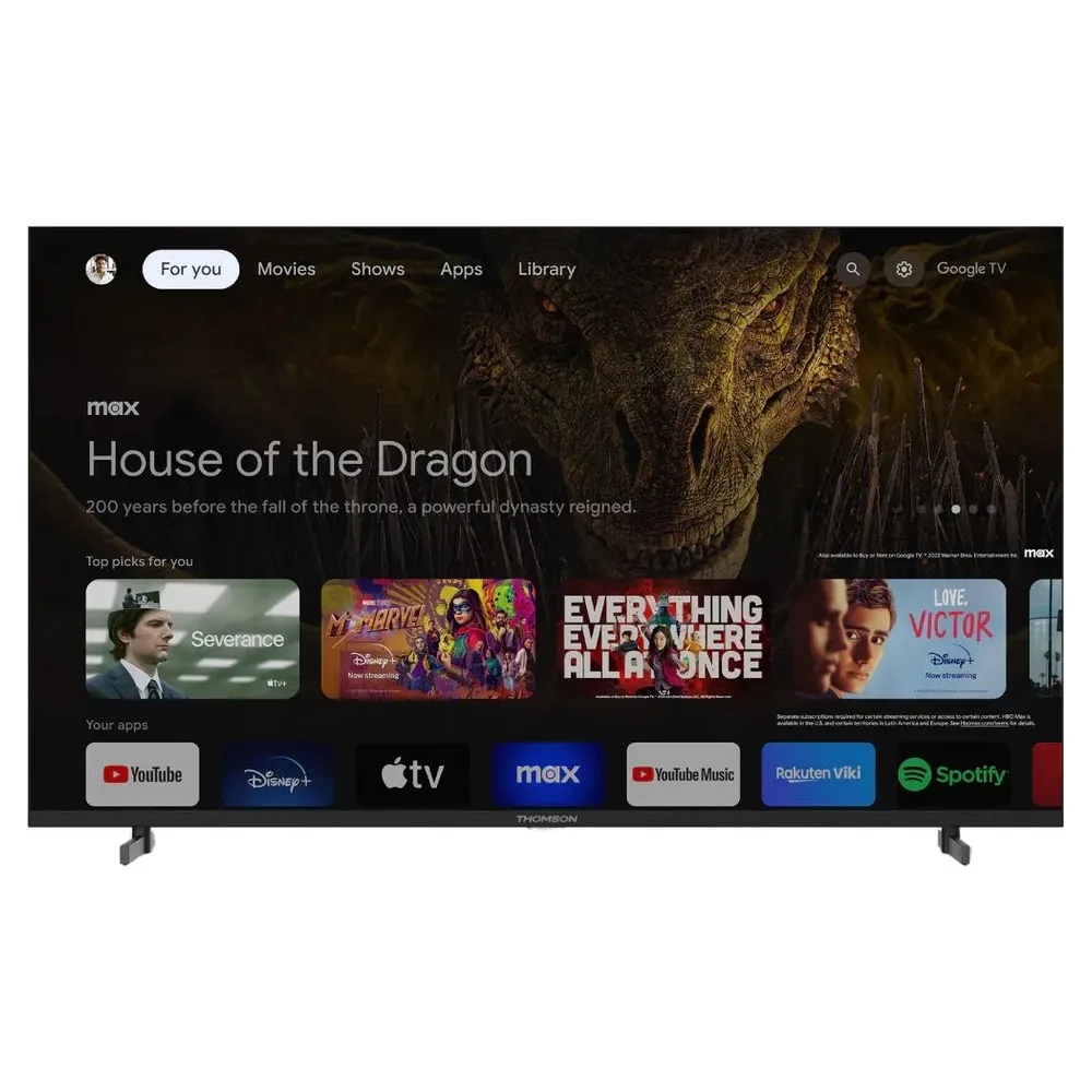 Thomson TV 43″ LED 4K 60Hz Smart Google TV Black (43UG4S14)