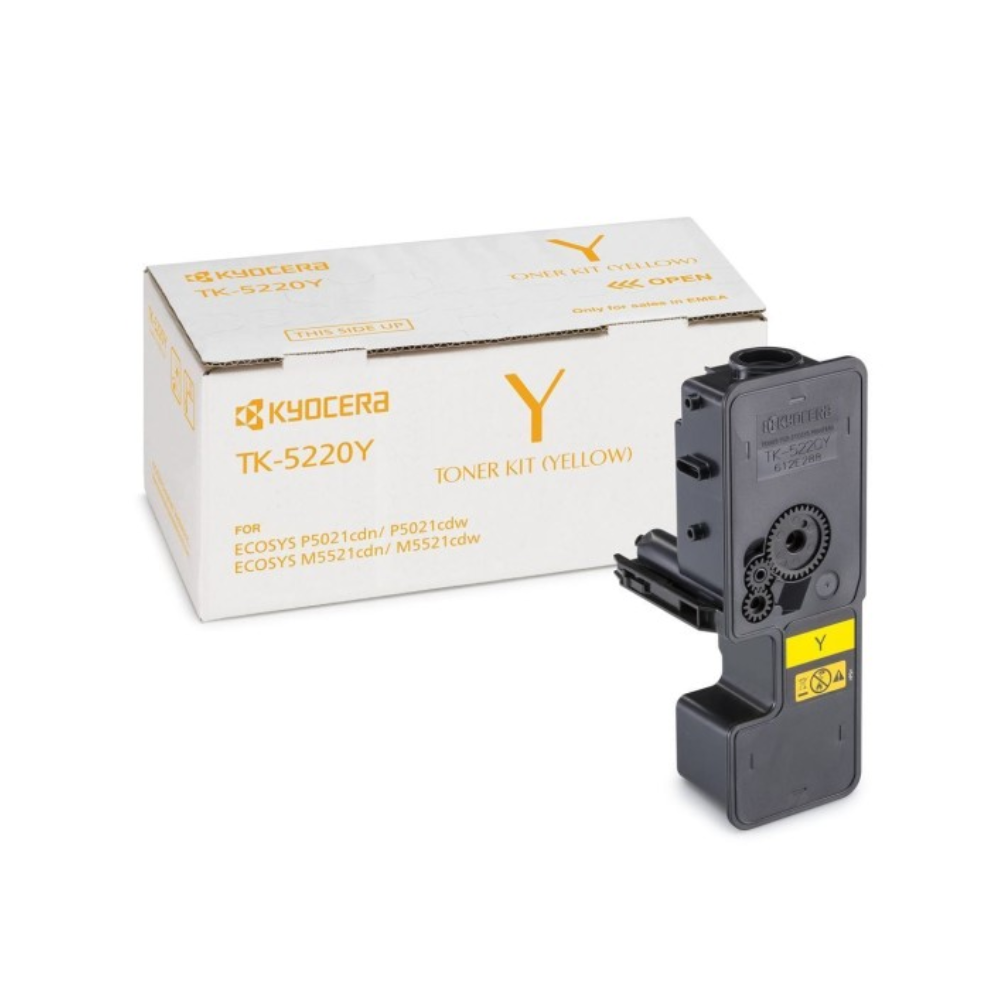 Kyocera TK-5220K toner-cartridge (1T02R90NL1) (14) Kyocera Toner-kartric TK-5220Y Yellow ( 1T02R9ANL1 )