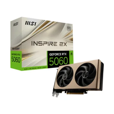 MSI Gaming RTX 5060 8G Inspire 2X OC Graphics Card (912-V537-053)