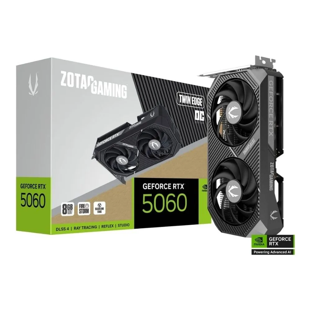 ZOTAC Gaming GeForce RTX 5060 Twin Edge OC DLSS 4 8GB (ZT-B50600H-10M)