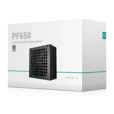 DeepCool PF650 650W 80 Plus Power Supply (A-PF650D-HA0B-EU)