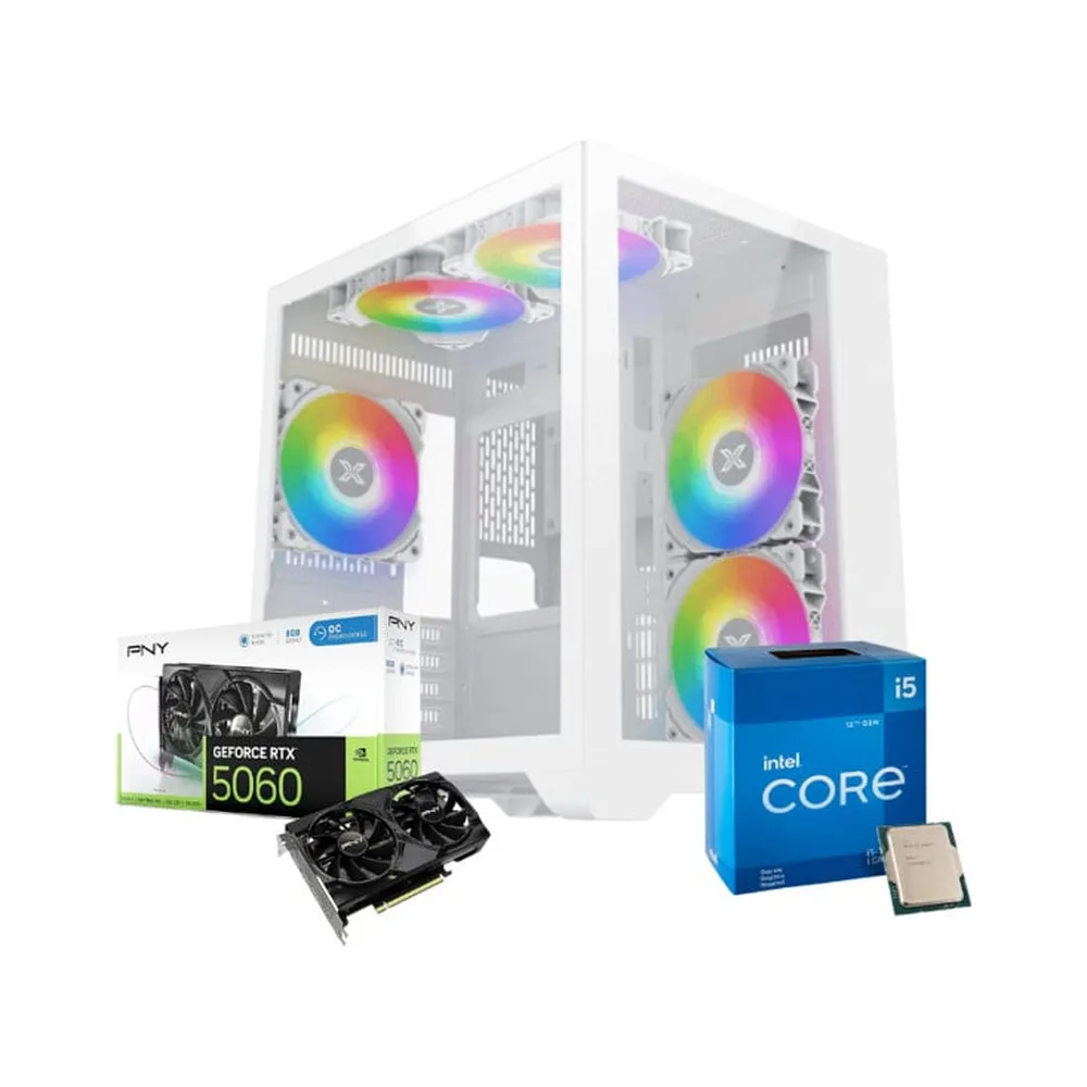 Aqua X – Intel Core i5 12400F, RTX 5060 8GB