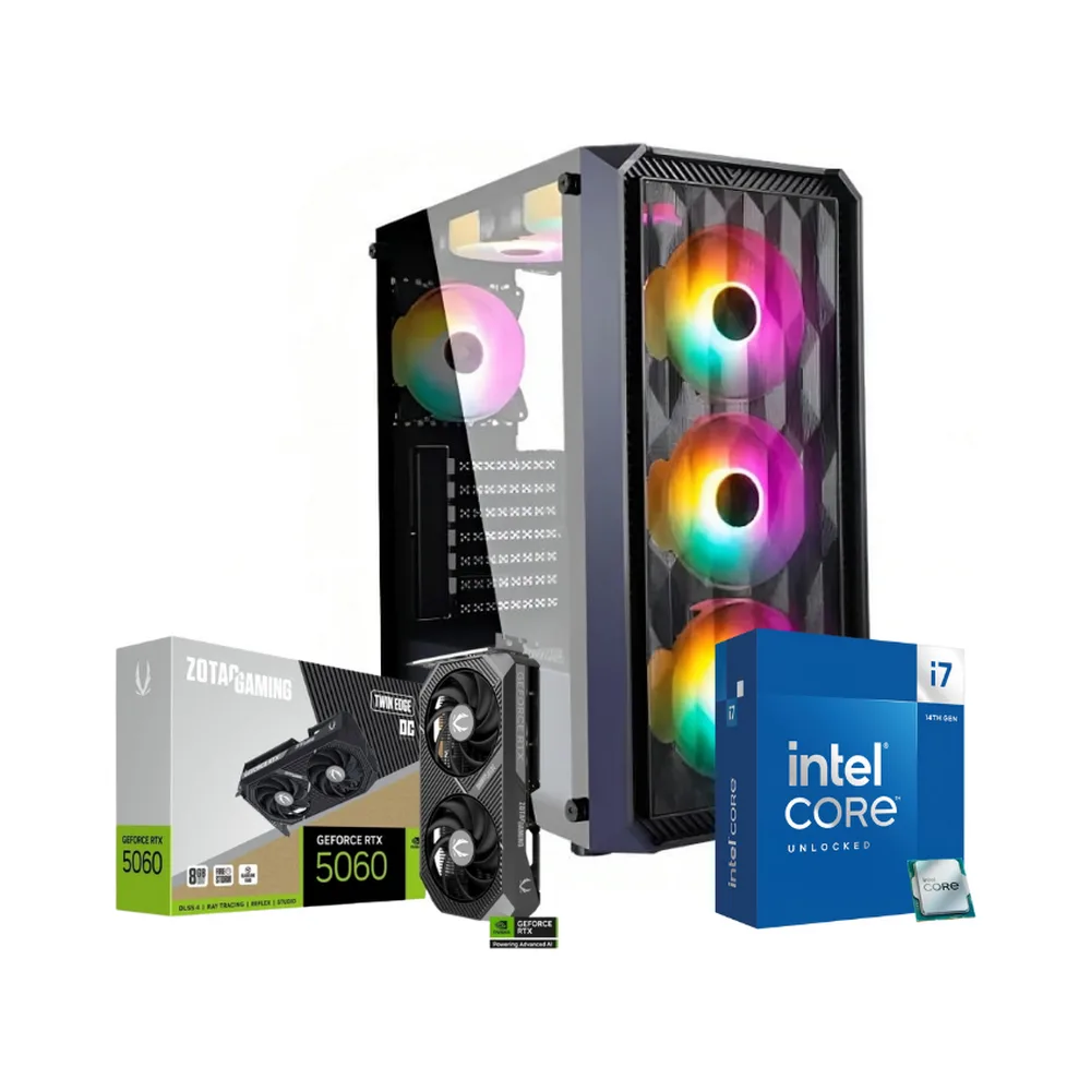 ThunderEdge Gaming PC – i7-14700K | RTX 5060 OC Edition