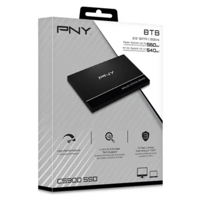 PNY CS900 250GB 3D NAND 2.5" SATA III Internal SSD (SSD7CS900-250-RB)