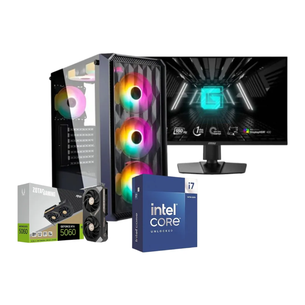 StormEdge – i7-14700K, RTX 5060 Twin Edge OC, MSI G274QPF E2 Gaming Sistem
