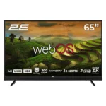 2E TV Set 65″ MiniLED 4K 60Hz Smart WebOS Black (2E-65A88H)