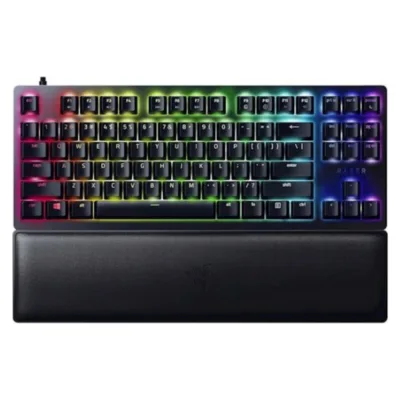 Razer Keyboard Huntsman V2 TKL RGB 87key Red Switch USB EN, black (RZ03-03940100-R3M1)