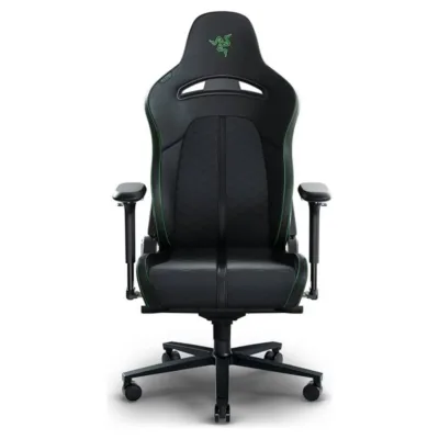 Razer Chair Enki Pro PU Leather- Alcantara, 4D-Armrests, black-green (RZ38-03710100-R3G1)